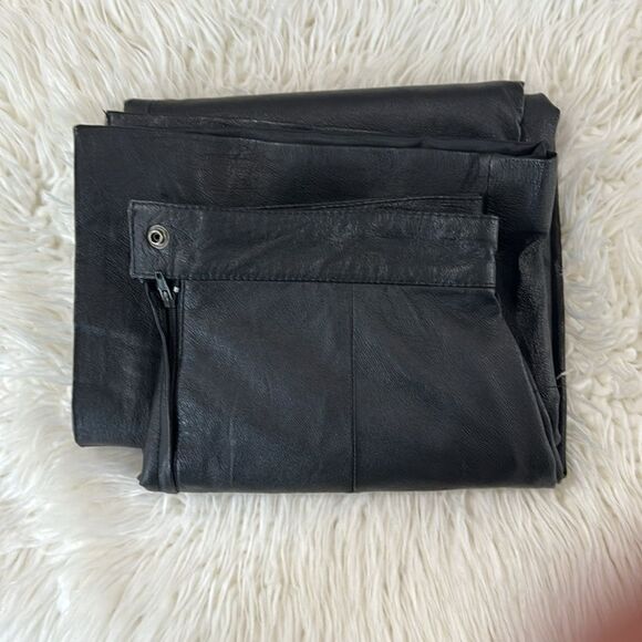 OTELLO PELLE 100% LEATHER SKIRT HIGH WAISTED SIZE 7/8 - Picture 9 of 10